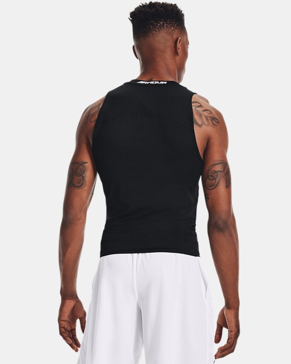 Men's HeatGear® Basketball Tank in Black image number 1